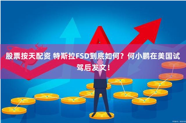 股票按天配资 特斯拉FSD到底如何？何小鹏在美国试驾后发文！