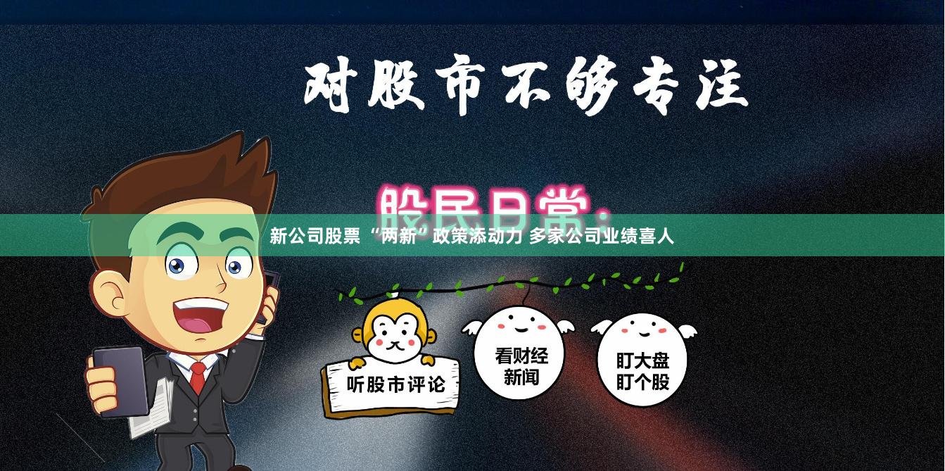 新公司股票 “两新”政策添动力 多家公司业绩喜人